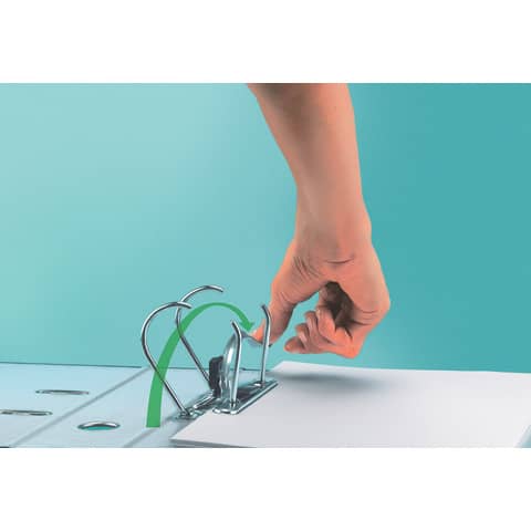 Raccoglitore a leva a 2 anelli bianco Leitz dorso 75 mm 42250001